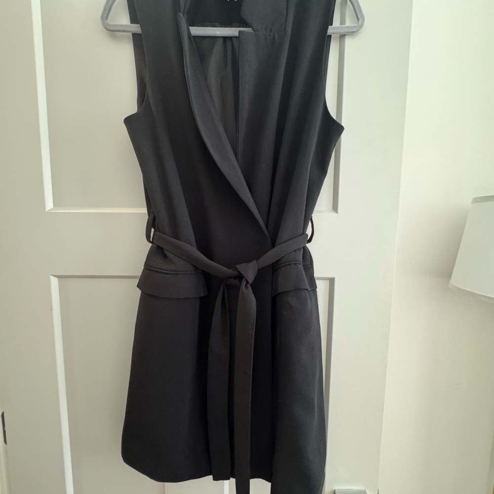 Anthropologie Elegant Black Sleeveless Dress
